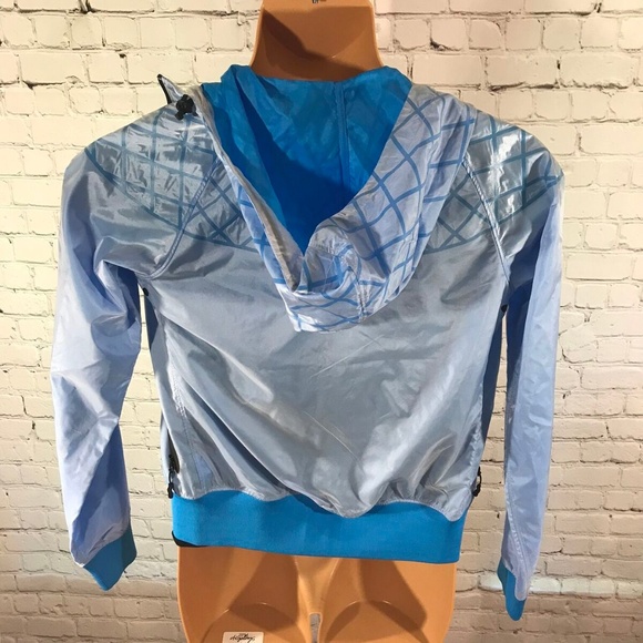 Nike Sportswear Blue Zip Up Hooded Jacket Size XS - Picture 4 of 8